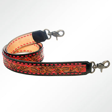 American Darling ADSTF143 Hand Tooled Genuine Leather Crossbody Handle Strap For Bags